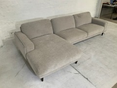Dane 3 Seater Fabric Modular Lounge - 3