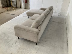 Dane 3 Seater Fabric Modular Lounge - 5