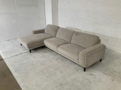 Dane 3 Seater Fabric Modular Lounge - 6