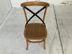 Set of 6 Timber Dining Chairs - 3