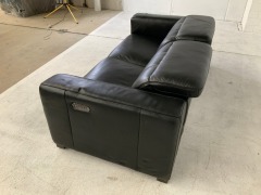 Ellison 2 Seater Leather Electric Recliner Sofa - 6