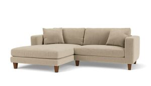 Zara Petite 2.5 Seater Fabric Lounge with chaise