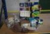Box of assorted aquarium products comprising of 2 boxes Jumbo Bioflow Juwel, 10 boxes Juwel BioFlo filter 3x6.0 , 1xJumbo, 2 fine, 4x8.0, 5 packets JBL OxyTabs Tablets, 1 Reef Test Ket , Magnesium Pro, 1 Reef Test Kit Nitrate Pro, 3 Tropical Fibre Peat, - 2