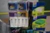 Box of assorted aquarium products comprising of 2 boxes Jumbo Bioflow Juwel, 10 boxes Juwel BioFlo filter 3x6.0 , 1xJumbo, 2 fine, 4x8.0, 5 packets JBL OxyTabs Tablets, 1 Reef Test Ket , Magnesium Pro, 1 Reef Test Kit Nitrate Pro, 3 Tropical Fibre Peat, - 3