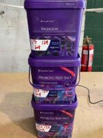 Aquaforest Probiotic Reef Salt 2x5Kg Container, Magnesium 1x5Kg Container
