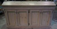 Timber cabinet and hood to suit 6ft fish tank.