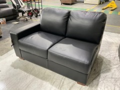 Melbourne 3 Seater Leather Corner Lounge with terminal - 10