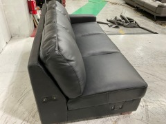 Melbourne 3 Seater Leather Corner Lounge with terminal - 13