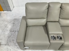 Encore Leather Reclining Home Theatre Sofa - 3