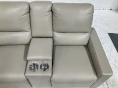 Encore Leather Reclining Home Theatre Sofa - 4