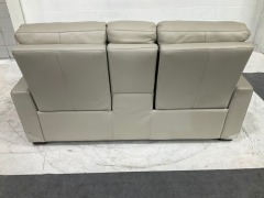 Encore Leather Reclining Home Theatre Sofa - 9