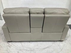 Encore Leather Reclining Home Theatre Sofa - 8