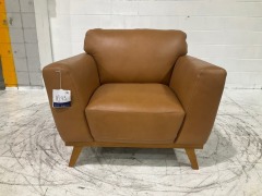 Heston Leather Armchair - 2