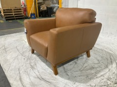 Heston Leather Armchair - 3
