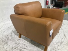 Heston Leather Armchair - 6