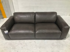 Softy 3 Seater Leather Sofa - 3
