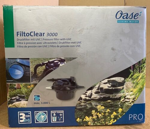 Filto clear 3000, Pressure filter with UVC