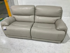Atlanta 2.5 Seater Leather Recliner Sofa - 3
