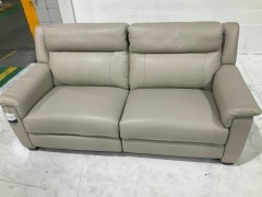 Dover ll 2.5 Seater Leather Recliner Sofa - 8