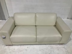 Architect 2.5 Seater Leather Sofabed - 3