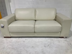 Architect 2.5 Seater Leather Sofabed - 7