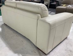 Architect 2.5 Seater Leather Sofabed - 9