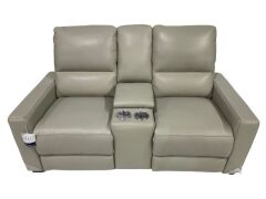 Encore 2 Leather Reclining Home Theatre Sofa - 2
