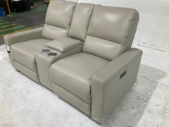 Encore 2 Leather Reclining Home Theatre Sofa - 5