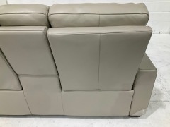 Encore 2 Leather Reclining Home Theatre Sofa - 9
