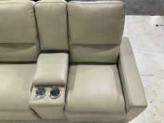 Encore 2 Leather Reclining Home Theatre Sofa - 11