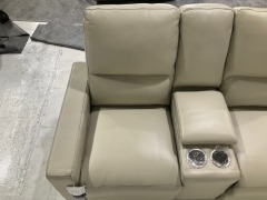 Encore 2 Leather Reclining Home Theatre Sofa - 12