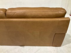 Dion 2.5 Seater Leather Sofa - 9