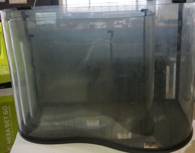 Set of 3 x B shaped fish tanks, small Medium and large.