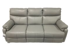 Studio 3 Seater Leather Recliner Sofa
