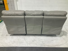 Studio 3 Seater Leather Recliner Sofa - 16