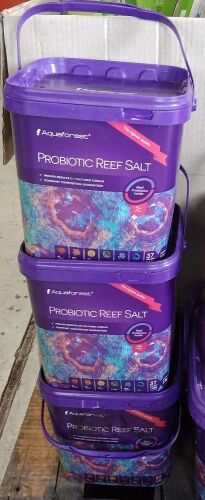 3 x 5kg buckets Probiotic Reef Salt.