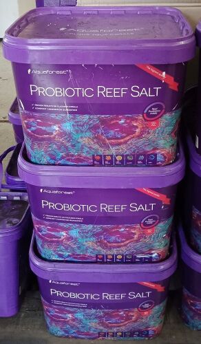 3 x 10kg buckets Probiotic Reef Salt.