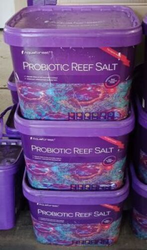 3 x 10kg buckets Probiotic Reef Salt.