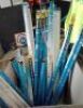Box of approx 20 fish tank fluro light tubes.