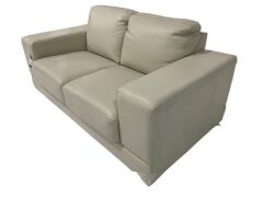 Hudson 2 Seater Leather Sofa - 2