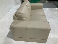 Hudson 2 Seater Leather Sofa - 10