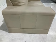 Hudson 2 Seater Leather Sofa - 11