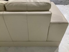 Hudson 2 Seater Leather Sofa - 14