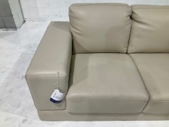 Hudson 2 Seater Leather Sofa - 15