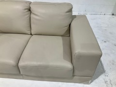 Hudson 2 Seater Leather Sofa - 16