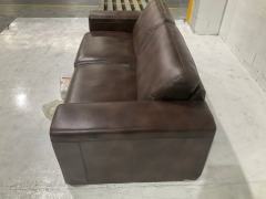 Architect 2.5 Seater Leather Sofabed - 6