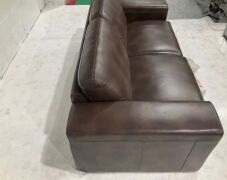 Architect 2.5 Seater Leather Sofabed - 12