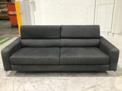 Citti 3 Seater Fabric Sofa - 2