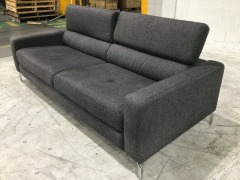 Citti 3 Seater Fabric Sofa - 4