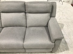 Dover II 3 Seater Fabric Electric Recliner Sofa - 6